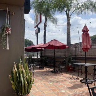 Outdoor seating area