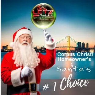 Letz Get Lit #1 Christmas light installation company in Corpus Christi, offers residential and commercial hassle-free complete installations