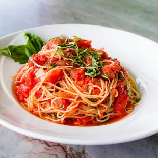 Tomato Basil with Angel Hair Pasta