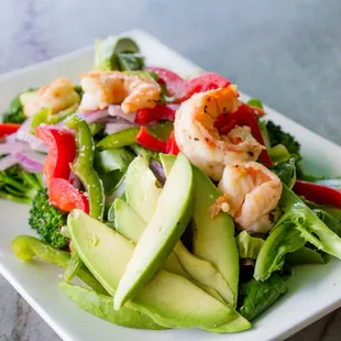 shrimp and vegetables