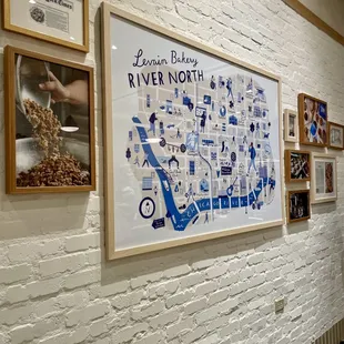 a map of the restaurant
