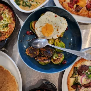 Gluten Free Brunch + Lunch   (Farinata, Cannellini Mudammas, Shakshuka, Almond Pancakes, flatbread, and much more)