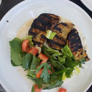 Marinated Grilled Eggplant Sandwich