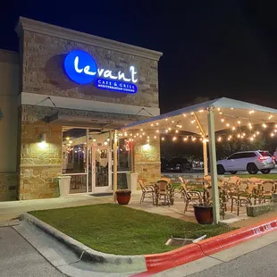 Entrance to the restaurant