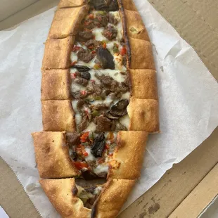Pide with Beef &amp; Mushrooms