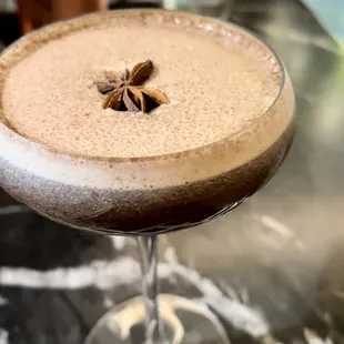 El turkish coffee martini, preparado con Raki, brutal!