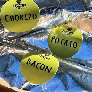 potatoes and bacon wrapped in foil