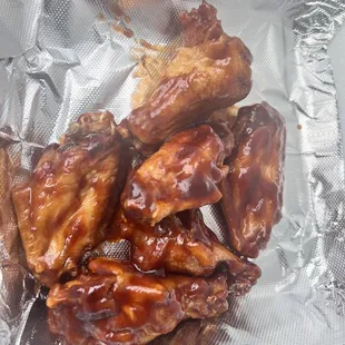 Sweet bbq traditional wings