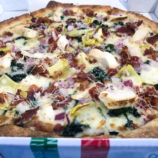 Spinach Artichoke Pizza