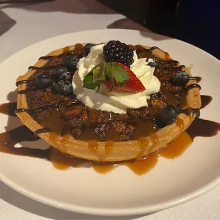 Pecan praline pie