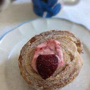 Strawberry Cruffin