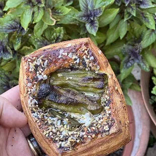 Shishito pepper croissant