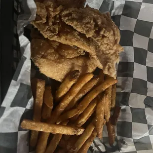 Catfish and fries
