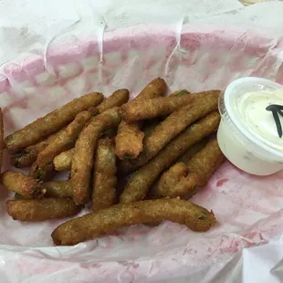Fried green beans