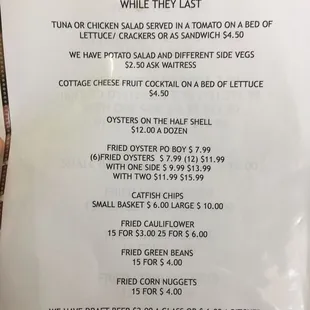 Examples of Limited Time Specials (as of 06/17/18)