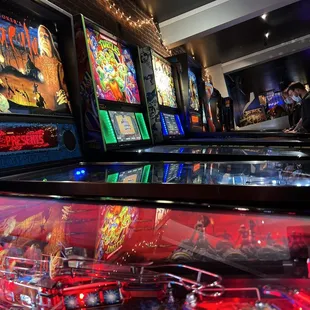 pinball machines