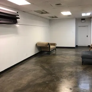 Open studio space for photography sessions