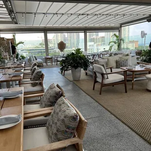 Inside seating