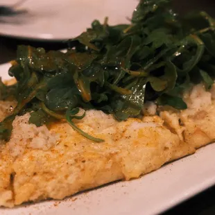 crab flatbread