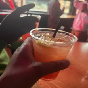 Long Island w/ piña and grenadine