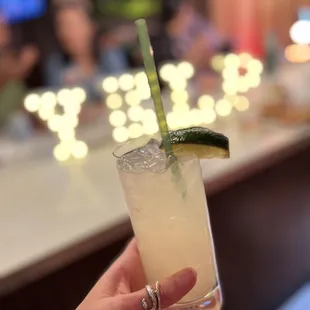 Ginger &amp; Lime - yummy, not too sweet. Good mocktail