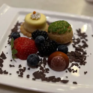 Dessert plate from an event