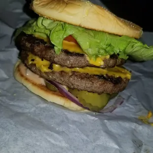 Jalapeno double cheeseburger. Soo delicious!!