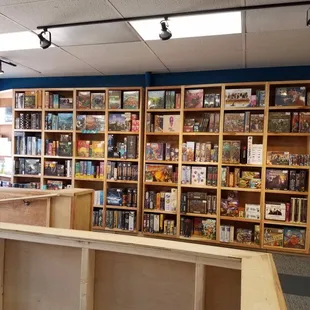 Tabletop Games (far left is the still in progress coffee bar).