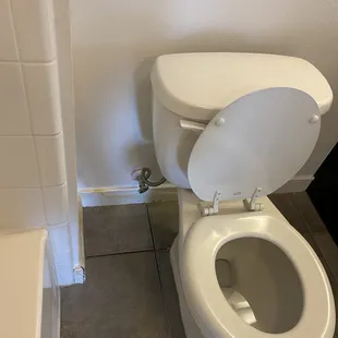 Water damage in bathroom