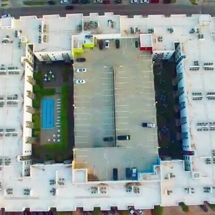 Overhead shot of Level Apartments