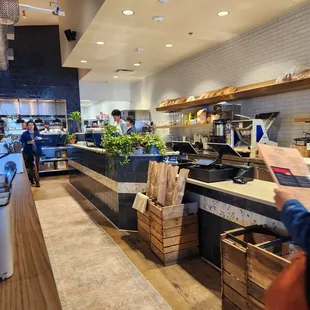 interior, sushi and sashimi