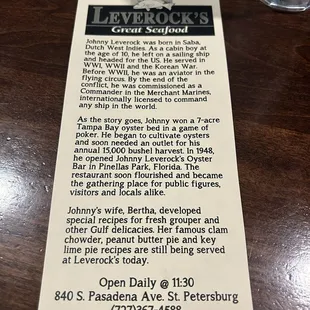 A little bit of history