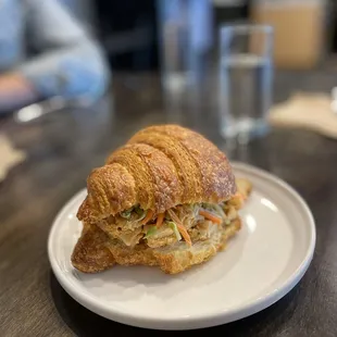 thai peanut chicken salad sandwich