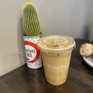 honey pistachio latte