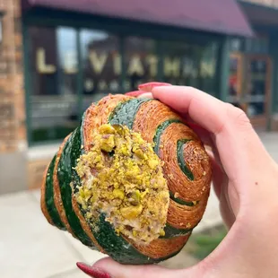 Pistachio croissant