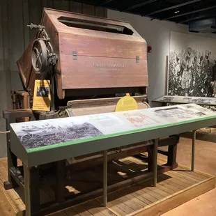 I really enjoyed seeing this cotton gin and learning how it worked.