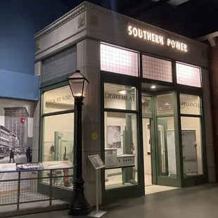 I had fun "shopping" in the appliance store and looking at some of the early electric appliances in the We Shall Overcome exhibit.