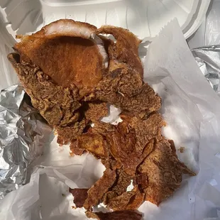 This is supposed to be a Pork Chop Hot Sandwich!  SHAME!!