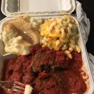 A meal from Levi's Restaurant and Catering in Clinton Maryland