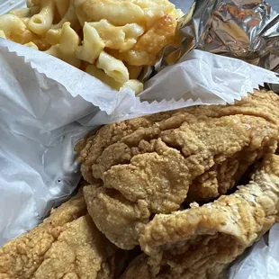 Fried Whiting Macaroni &amp; Cheese
