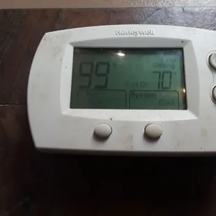I was there during a heat wave, it was so hot the 2-digit thermostat was maxed out. Management knew about the AC being broken for months.