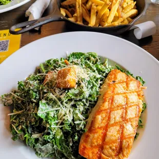 Kale Caesar w/ Salmon