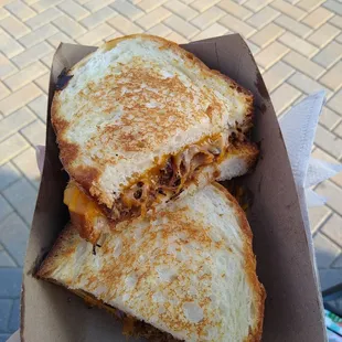 Grilled Cheese Brisket Sandwich