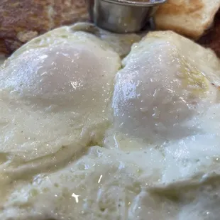 over easy eggs