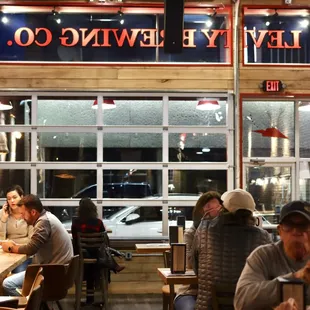 Good food and beer in the taproom