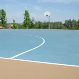 Basketball court at Levy Park