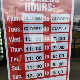 Business Hours