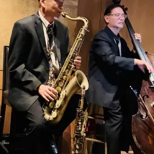 Live jazz.