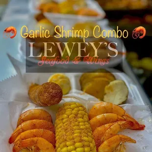 Garlic Shrimp Combo