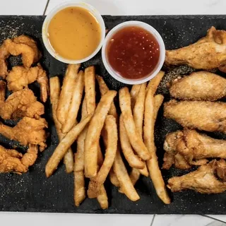 F55. Five Wings and 5 Shrimp Combo